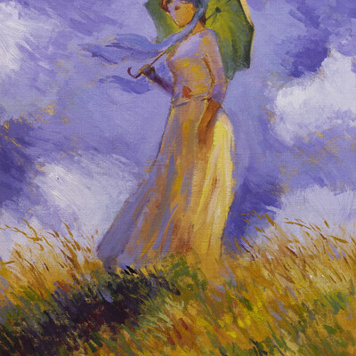 Клод Моне - Woman with a Parasol