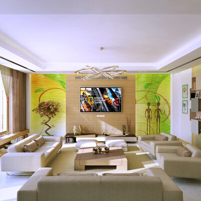 contemporary living room