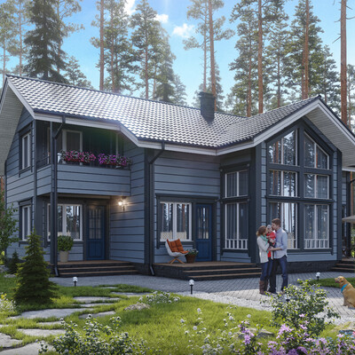 Visualization of the cottage