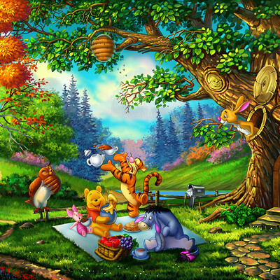 Winnie the Pooh and his team