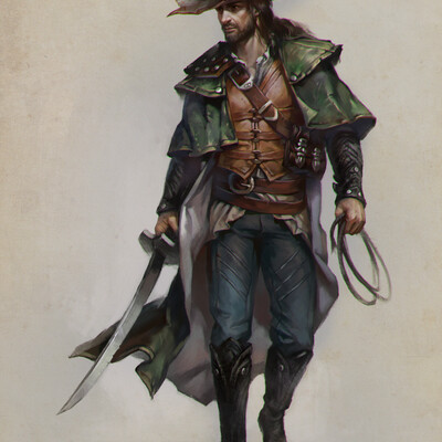 Musketeer from the wild west