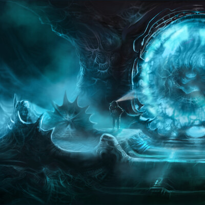 On an alien planet