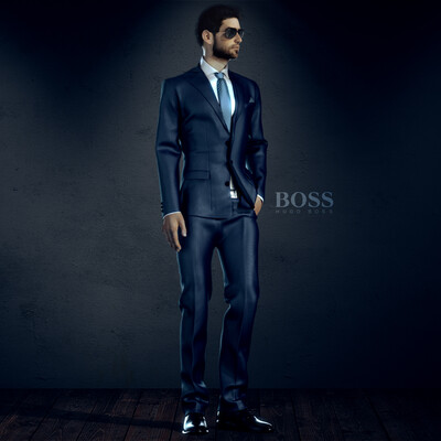 Hugo Boss suit