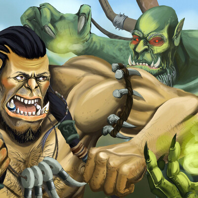 The battle of Durotan and Guldan