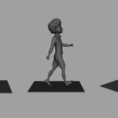 Some walk cycle
