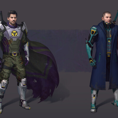 Sci-fi warriors