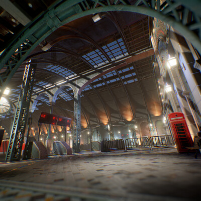 Victorian Train Station