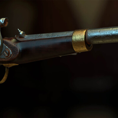 Russian soldier priming pistol sample 1848