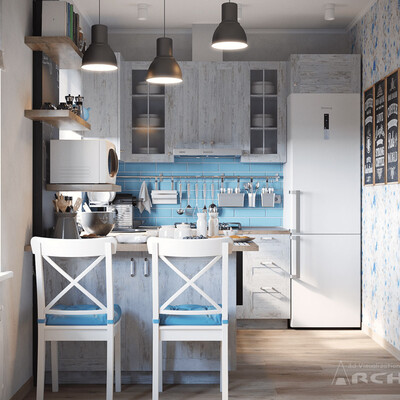 Kitchen in IKEA Style