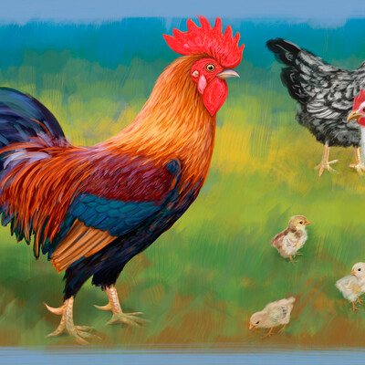 Rooster and his New Year's Avatar