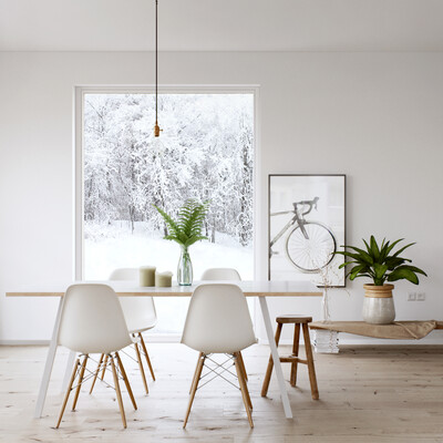 white interior 