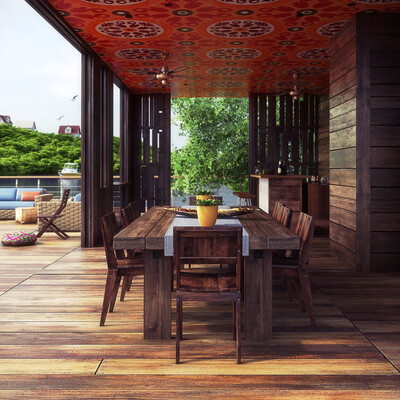 Bar on the pier