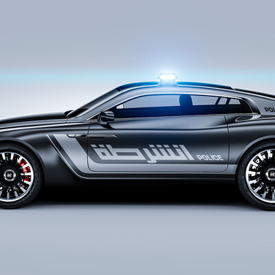 Rolls-Royce coupe Special edition for UAE police