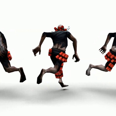 Character animation for the game.