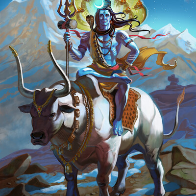 Shiva and Nandi