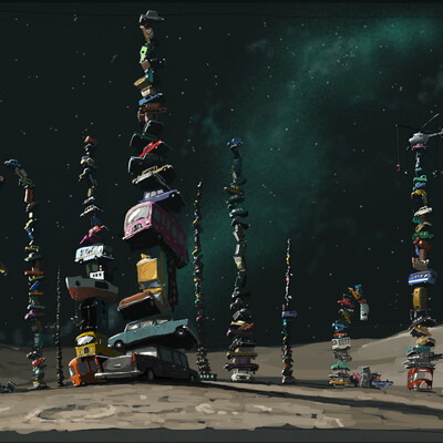 on the moon