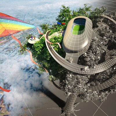3D visualization / VTB Arena park