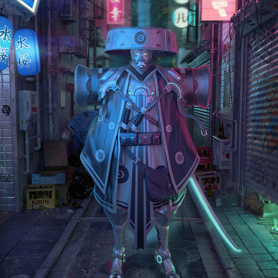 Cyberpunk Samurai