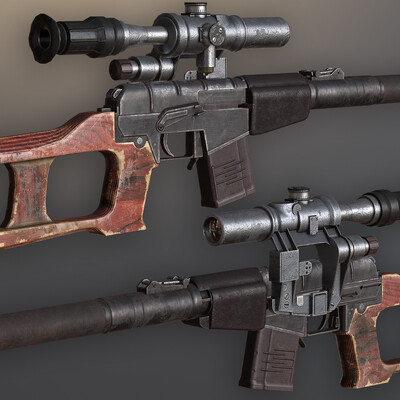 Special sniper rifle "Vintorez". Remastered