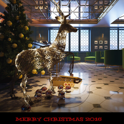Merry christmas and happy new year 2017.