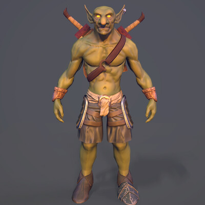 Goblin with daggers