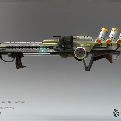 Shoder faired rail weapon