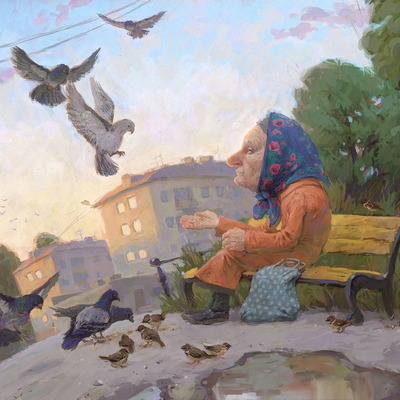 Grandchildren drove away
