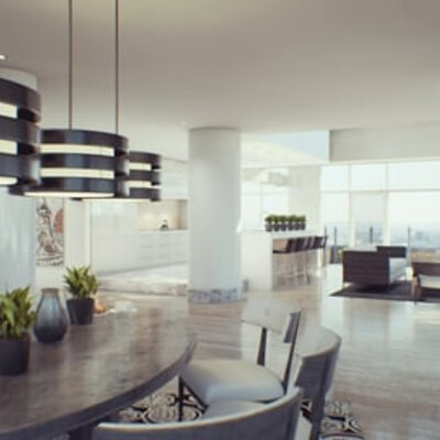 Interactive presentation "Unreal Flat"