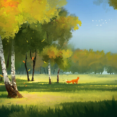 Birch trees