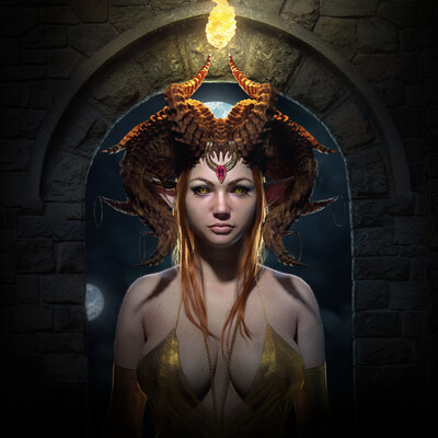 Milaila-Infernal elf ( Under the moons)