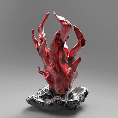 Stone flower