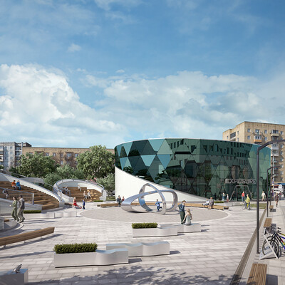 2017 | The Trade and Exhibition Center in Perensona Str. in Krasnoyarsk.