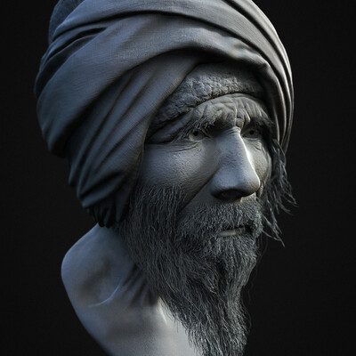 Old man's portrait