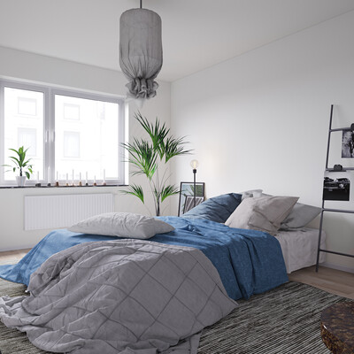 Bedroom in Stockholm
