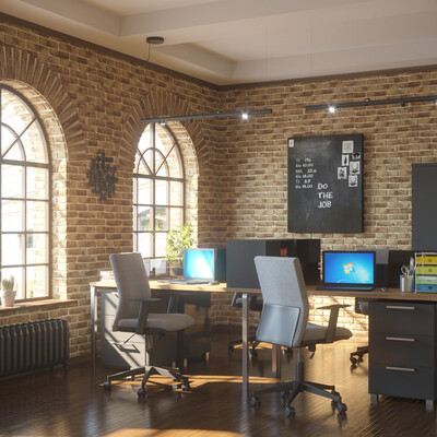 Decorative brick in the interior