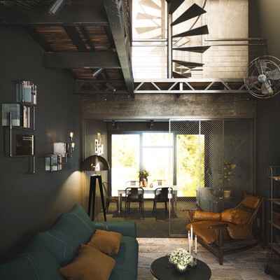 livingroom loft.