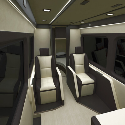 Interior design Mercedes Sprinter
