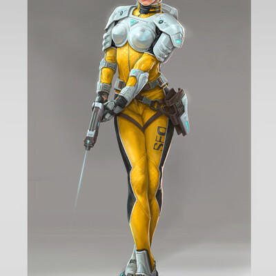 Sci-fi character (girl)
