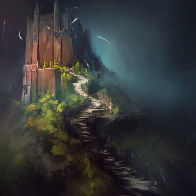 Castle on rock