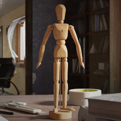 Wooden man