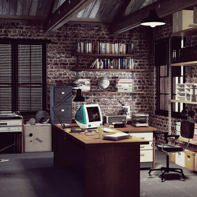 Office Black sparrow