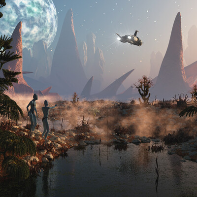 The other world. Alien's.