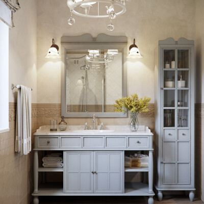 A bathroom in Provence
