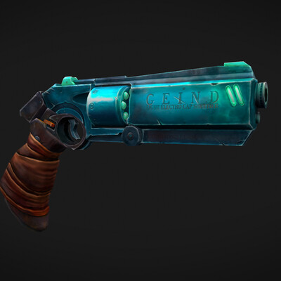 Sci-Fi Pistol (LowPoly)