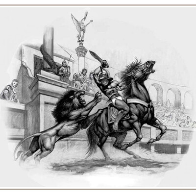 Equestrian gladiator, Bestiary