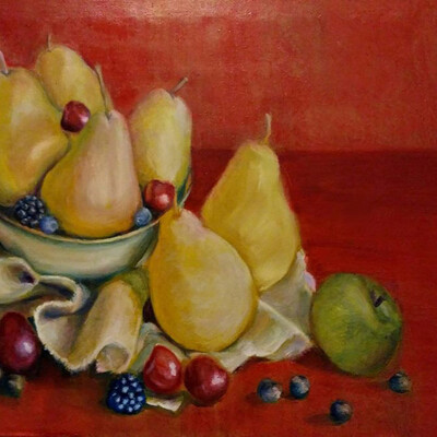 Food on red
