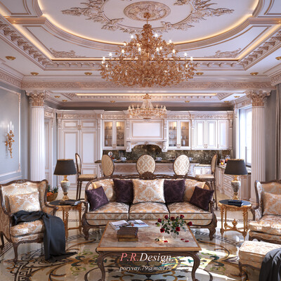 Living roomLiving room in a classic style.