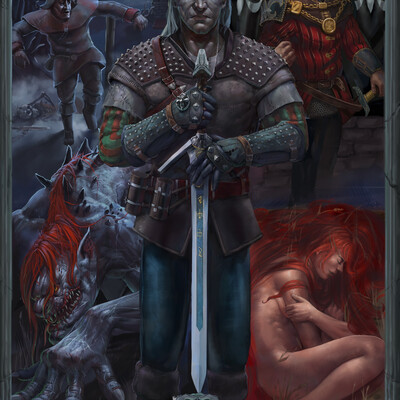 Illustrarion for The Witcher (book)