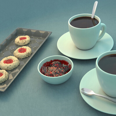 Cookies and tea