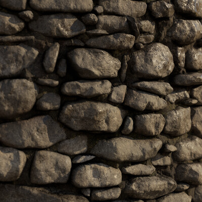 Dry Stone Wall Surface